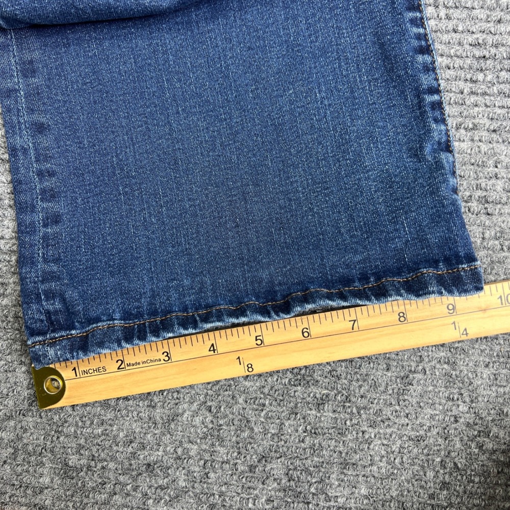 Lauren Ralph Lauren Women 14 Dark Wash Bootcut Jeans Blue Stretch Denim Mid Rise - Picture 8 of 8